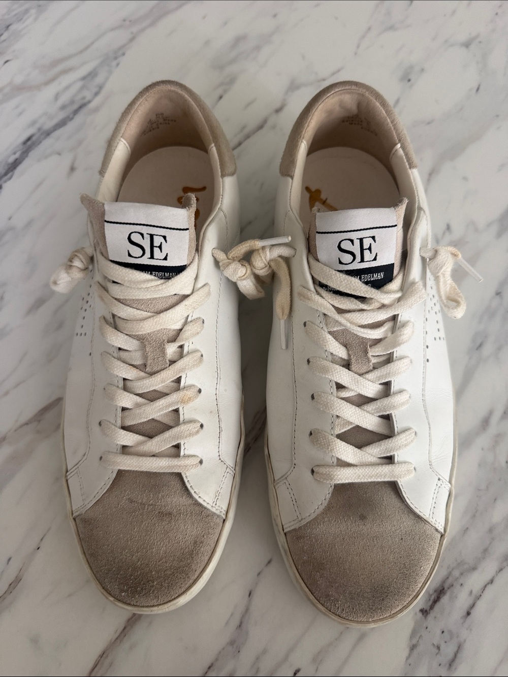 Sam Edelman white sneakers.